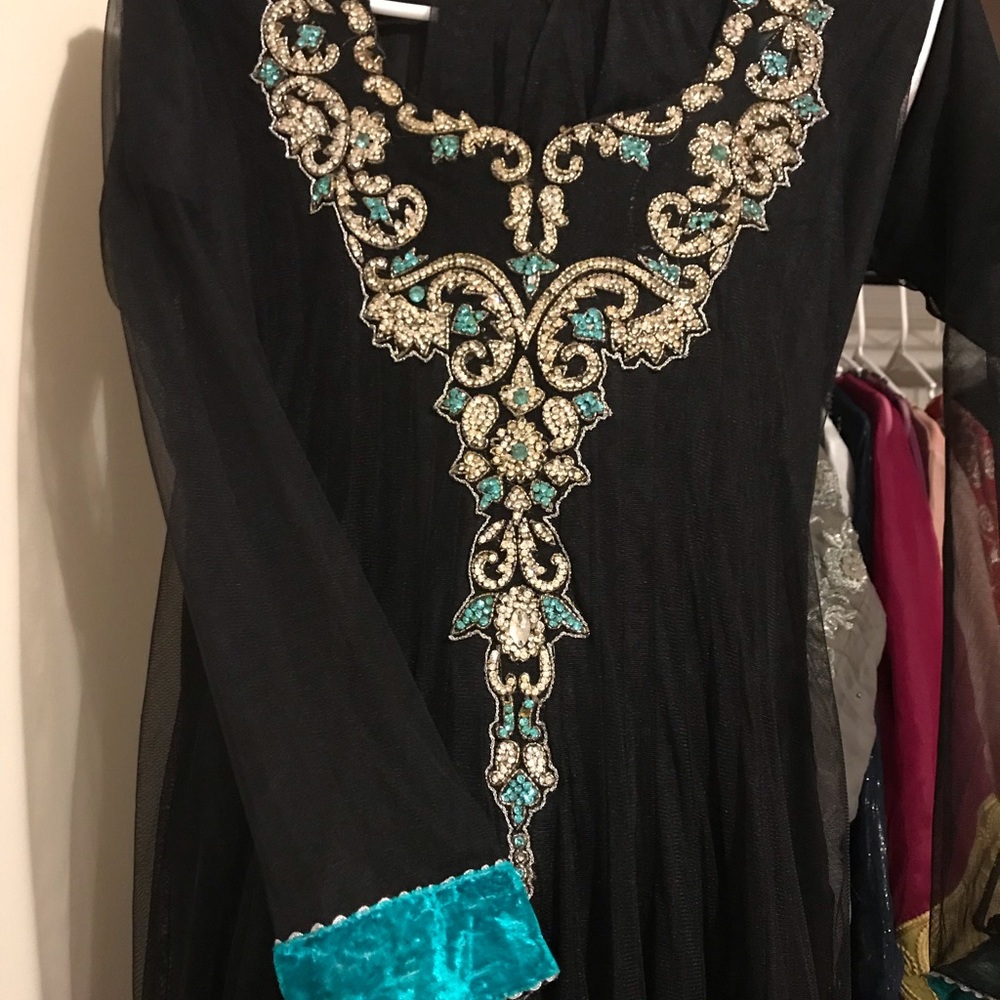 Beautiful floor length anarkali
